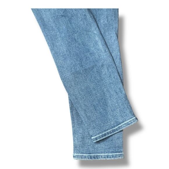 7 For All Mankind High Waist Ankle Gwenevere Skinny Jeans Side Stripe Size 28 - Picture 12 of 16